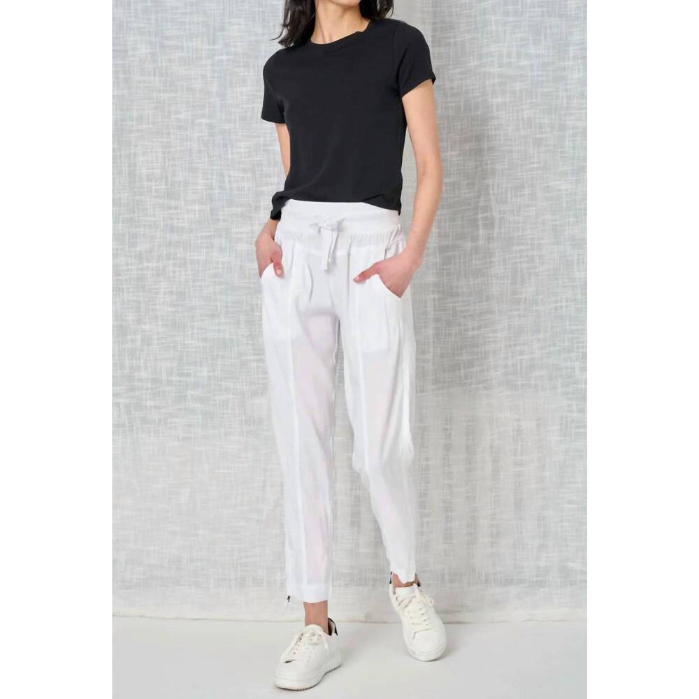 NEW MARRAKECH melody cupro jogger in white